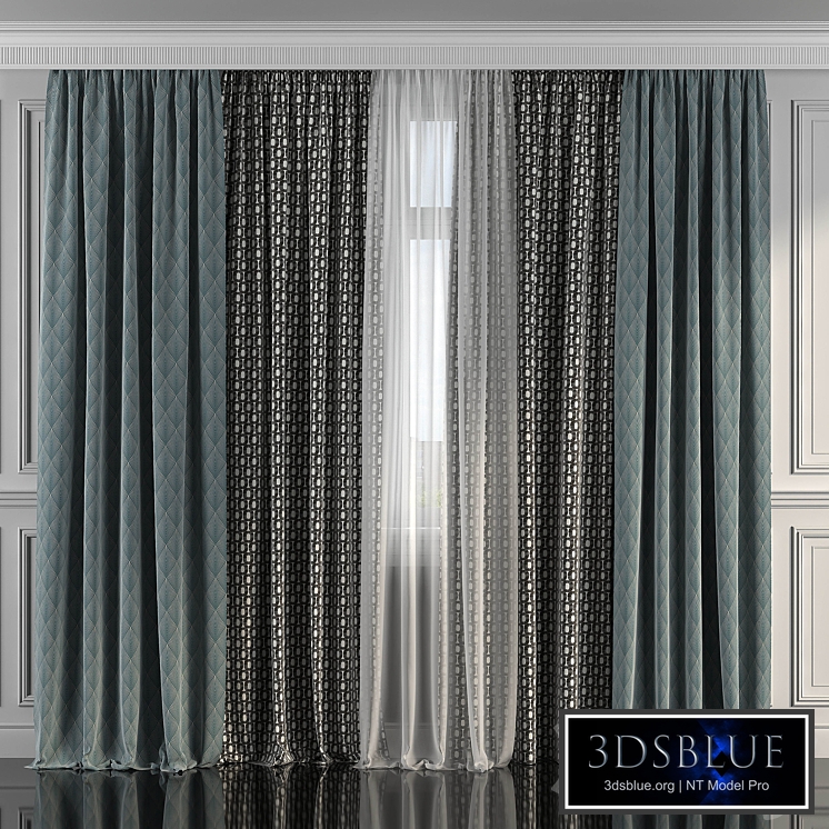 Curtains with window 286