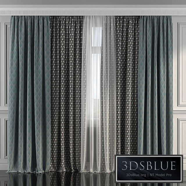 Curtains with window 286