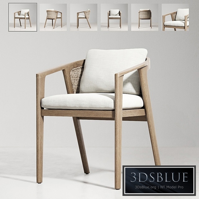 RH / MALTA TEAK ARMCHAIR