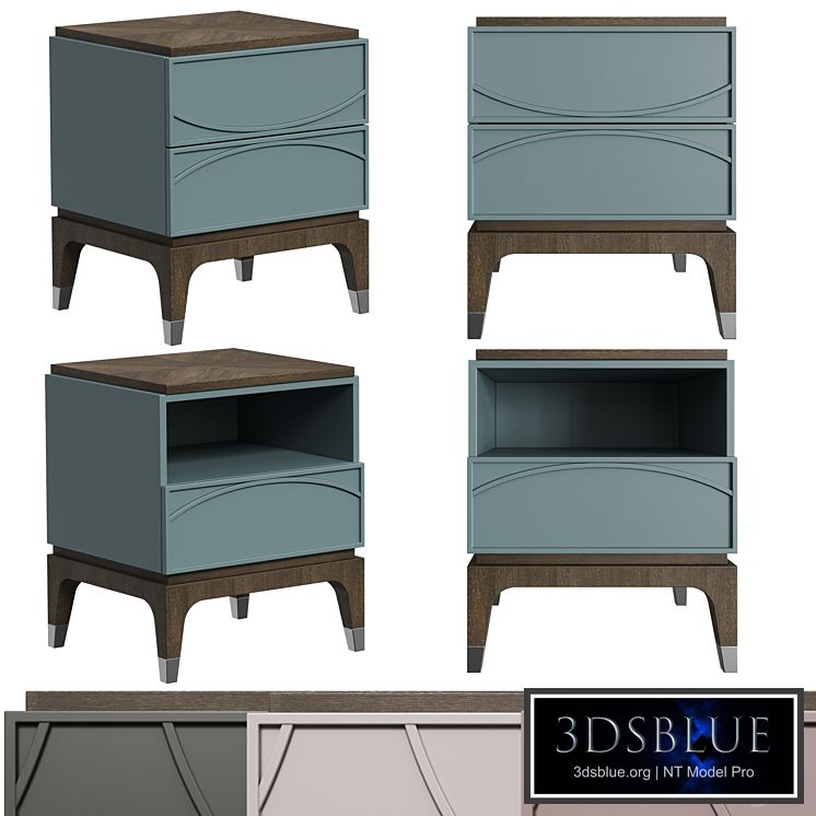 Majorelle bedside table