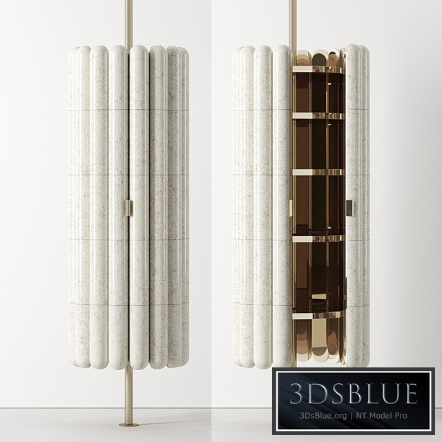 Raku-Yaki Cabinet Bar by Emmanuelle Simon