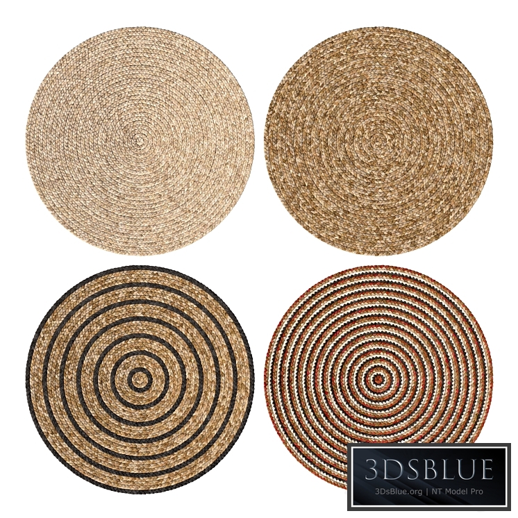 Jute Carpet Set
