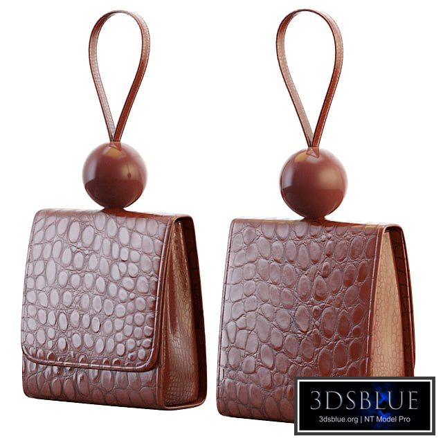 Bag Ball croc-effect leather tote