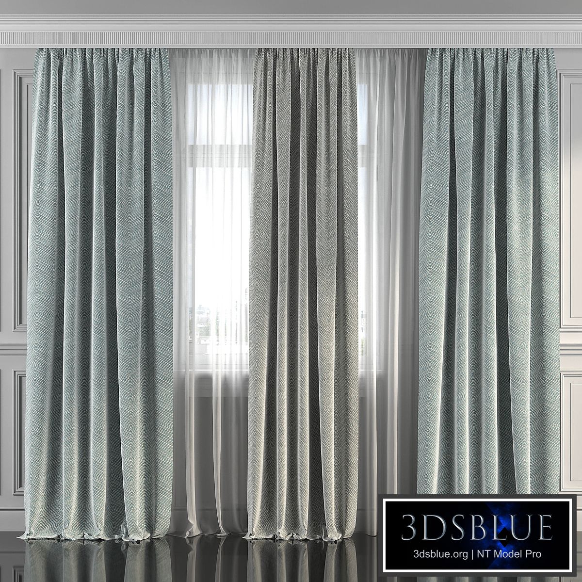Curtains with window 292