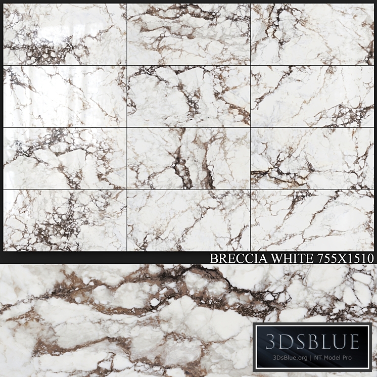 Peronda Breccia White 750x1510
