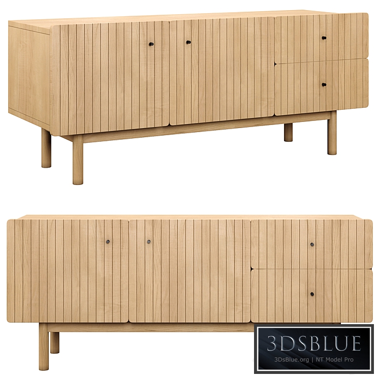 Groove oak TV cabinet