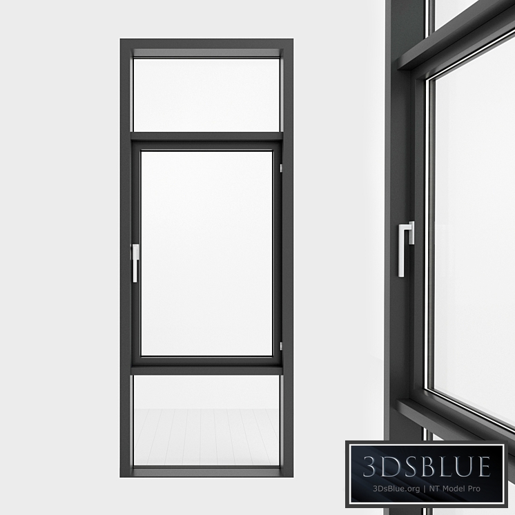 Panoramic glazing. Stained glass. 84