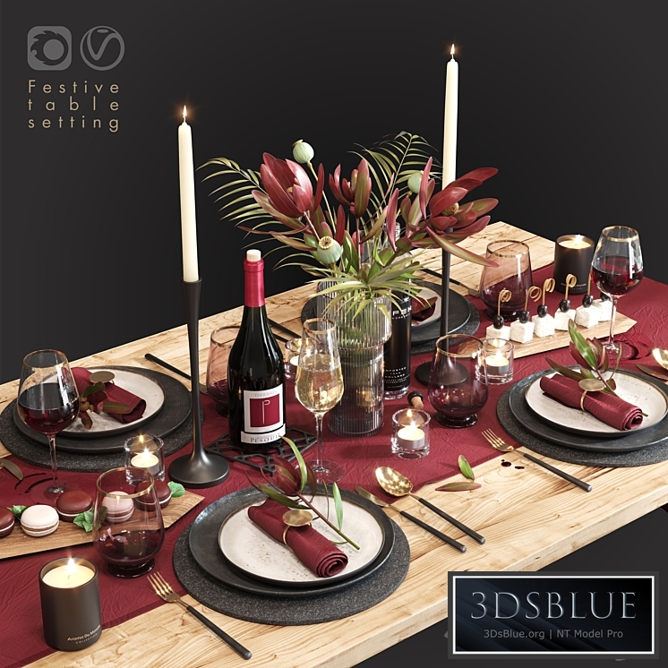 Fe s t i v e t a b l e s e t t i n g