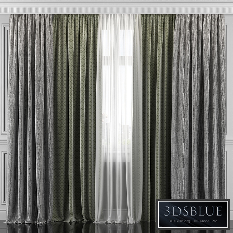 Curtains with window 305