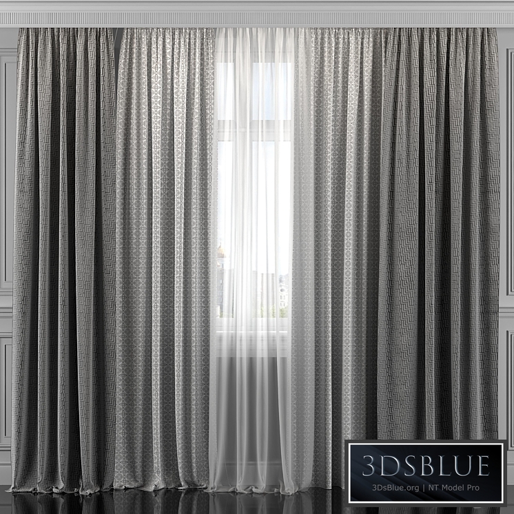 Curtains with window 309