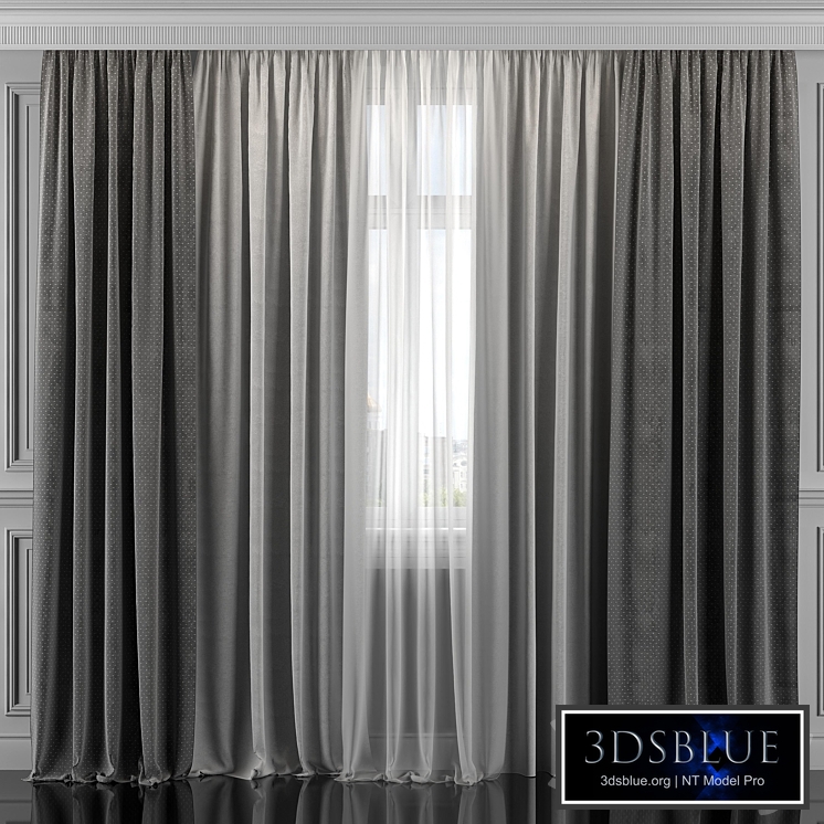 Curtains with window 311