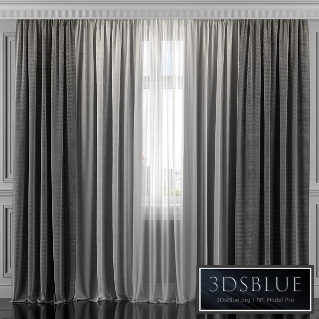 Curtains with window 311