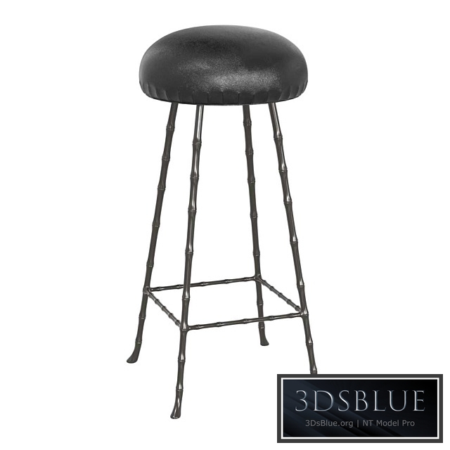 Rose uniacke high upholstered bar stool