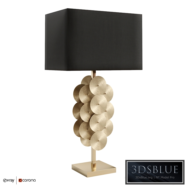 Table Lamp Puzzle Circles