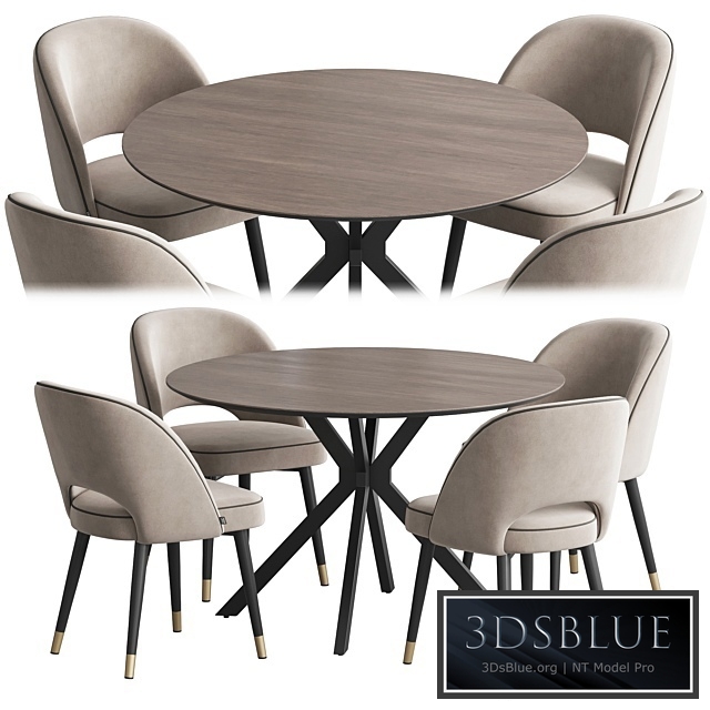 Dining set Ralf table Cliff chair