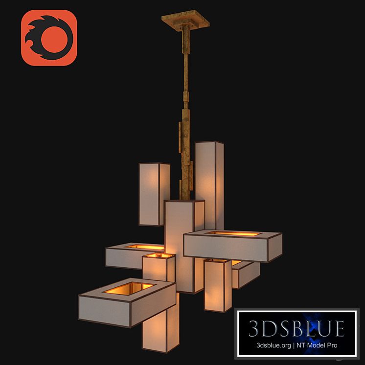 Chandelier Fine Art Lamps Perspectives 732040GU