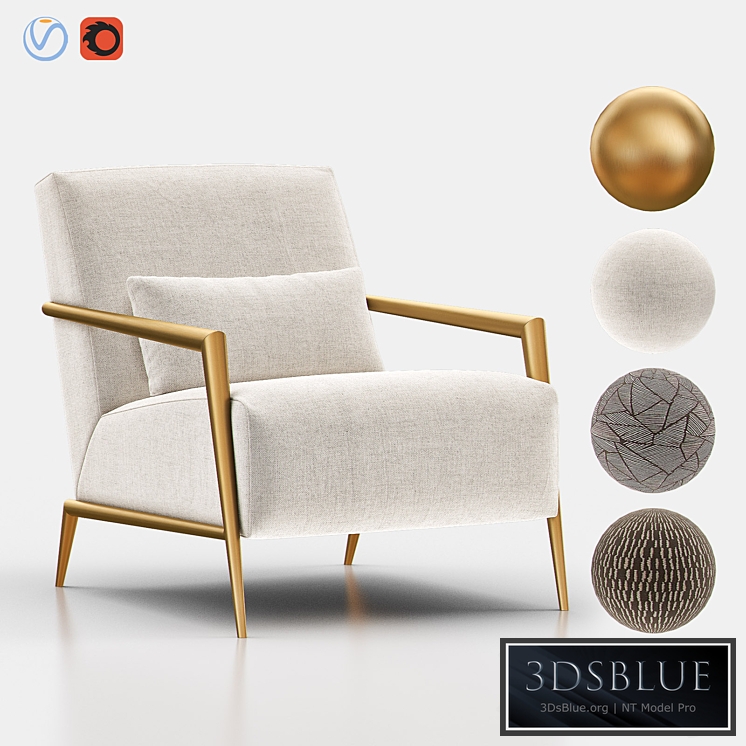 ENZO Lounge Chair BAU3104C