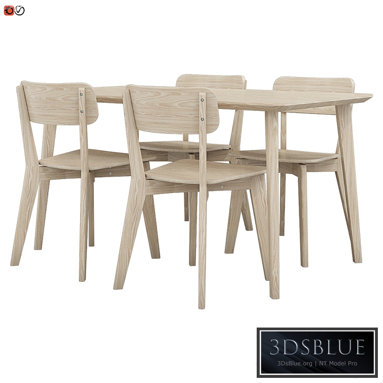 Table and chair IKEA LISABO