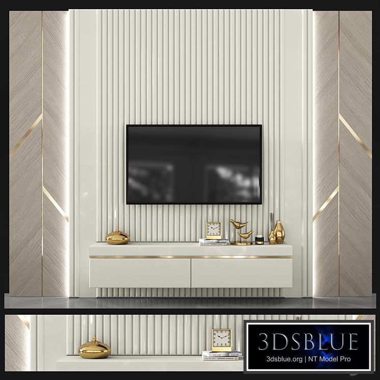 Modern TV Shelf set15