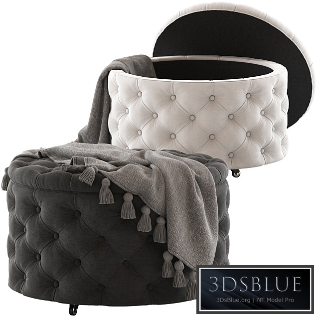 Hyde Park Home Jessica Ottoman