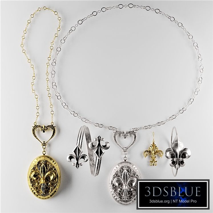 fleur-de-lis- (jewelery)