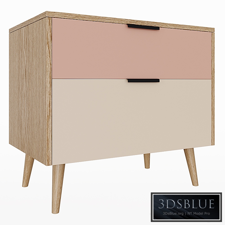 SD Bedside table SK Design Olson Wood 2