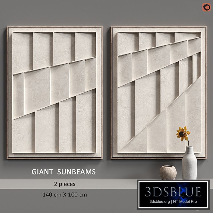 Relief GIANT SUNBEAMS