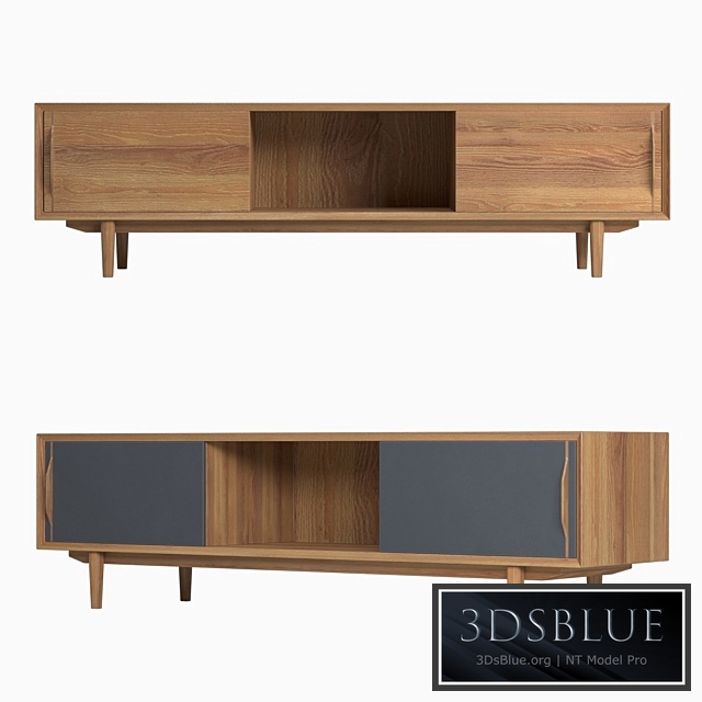 Console for TV Bruni / Bruni Black, 160 * 44 * 40 cm