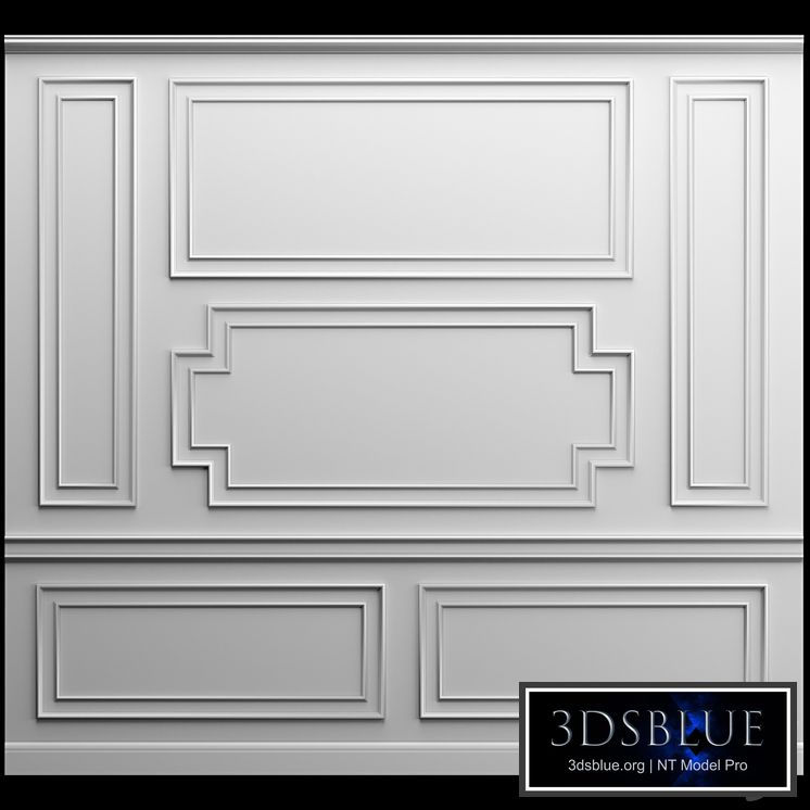 Wall panel - gypsum stucco molding