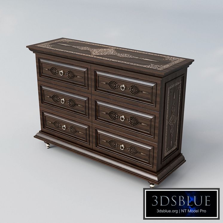 Chest of drawers in east style