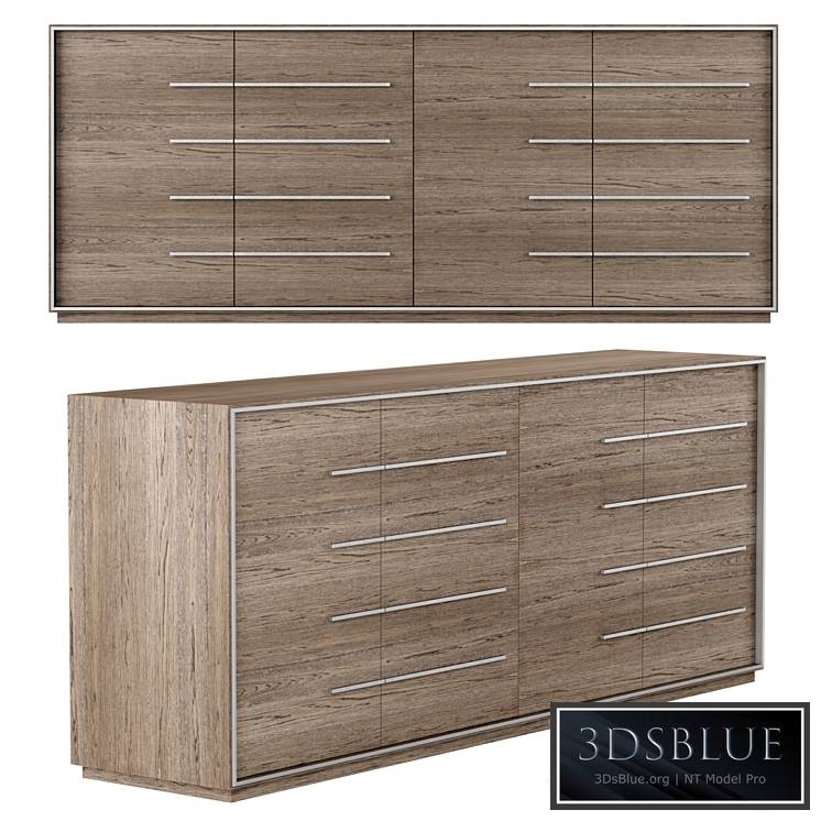 RH Modern Calvin panel 4-door sideboard