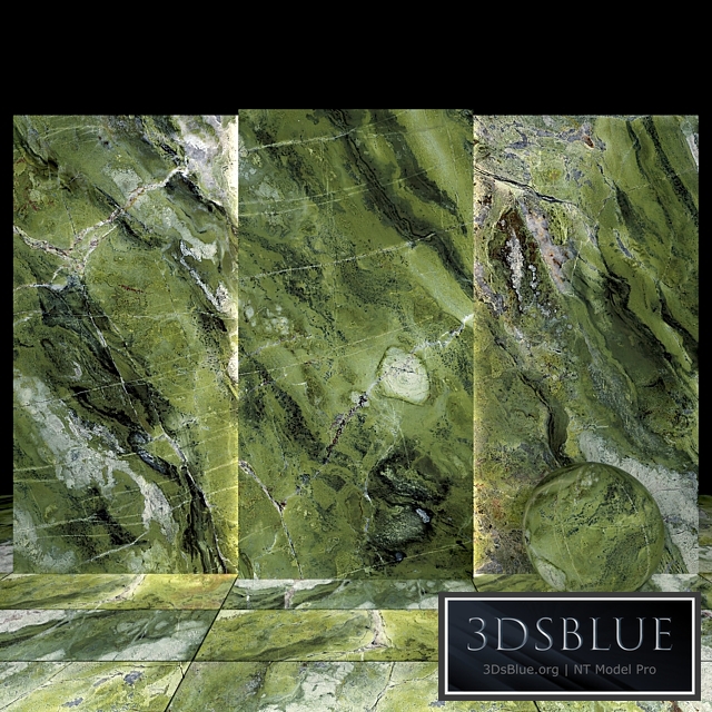 Brilliant Green Marble 02