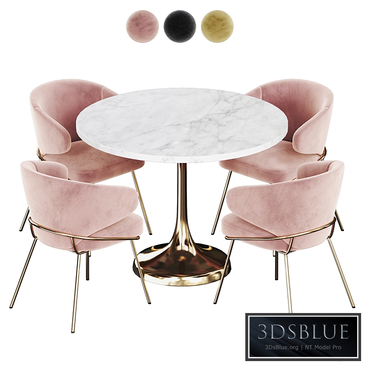 Eichholtz DINING CHAIR KINLEY with Table