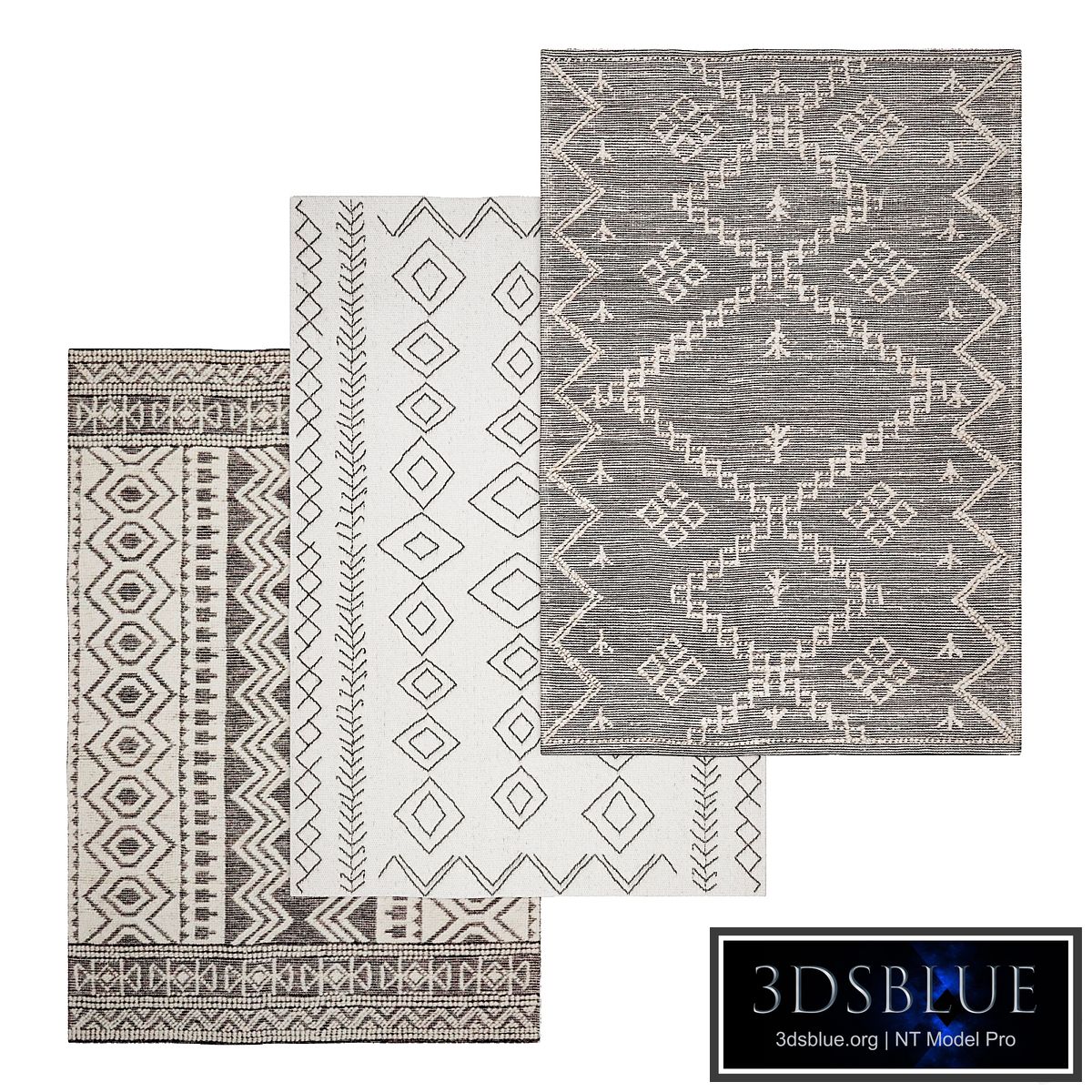 Ivory Flatweave Area Rug