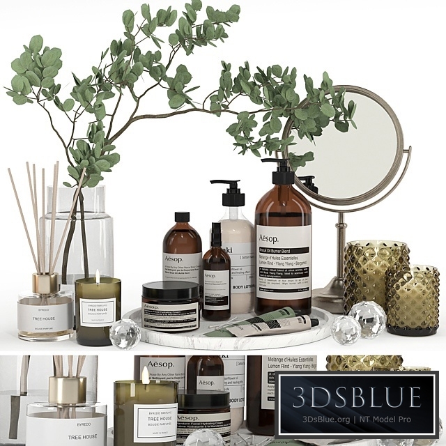 Decorative set 09 - Bathroom accessories