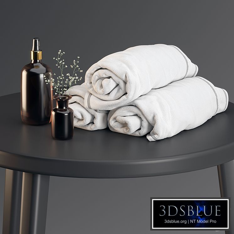 Decorative set in the bath