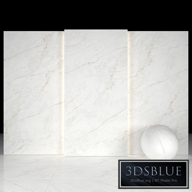 Calacatta glossy marble