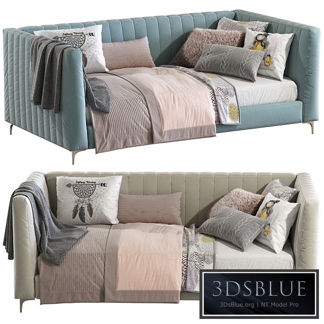 Bed sofa Avalon Channel Stitch Upholstered Daybed