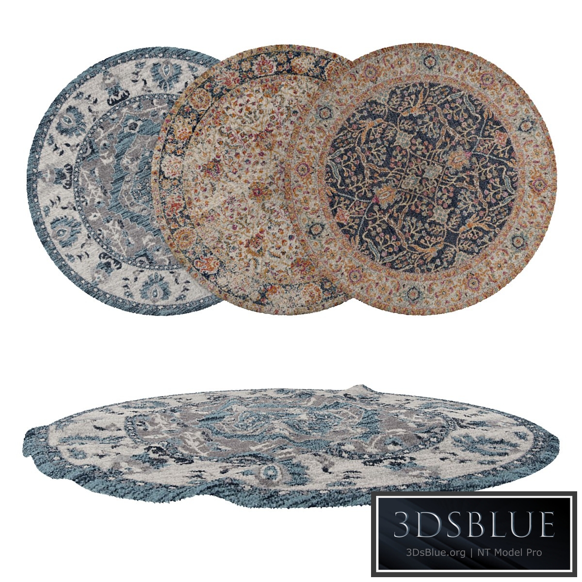 Round Carpets Set 191