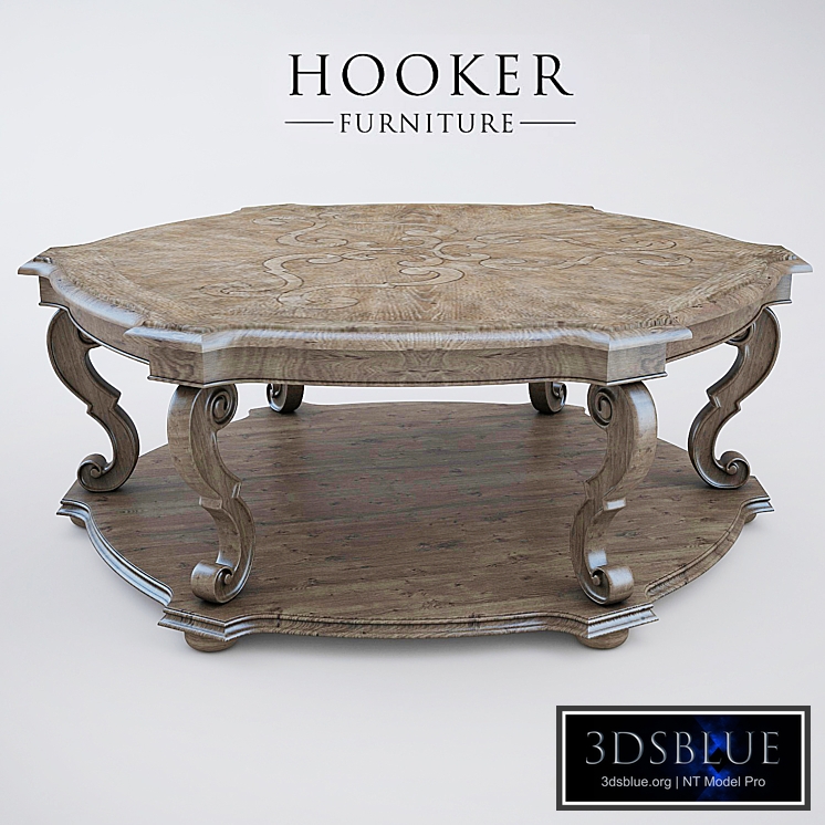 Hooker Furniture Solana Hexagonal Cocktail Table