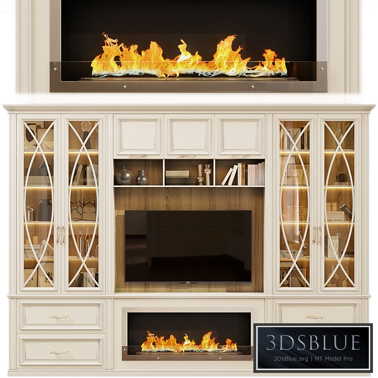 Neoclassical TV wall 002