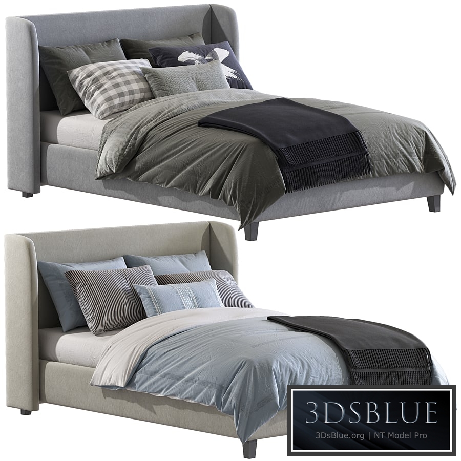 Bed Norbrook Upholstered Low Profile Standard Bed