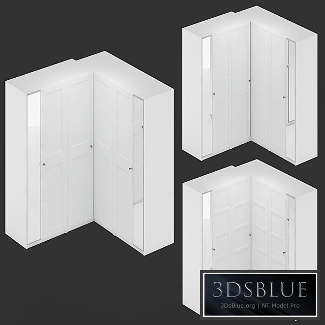 Ikea PAX corner wardrope C