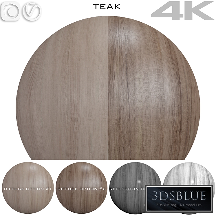 Seamless texture - Teak 2