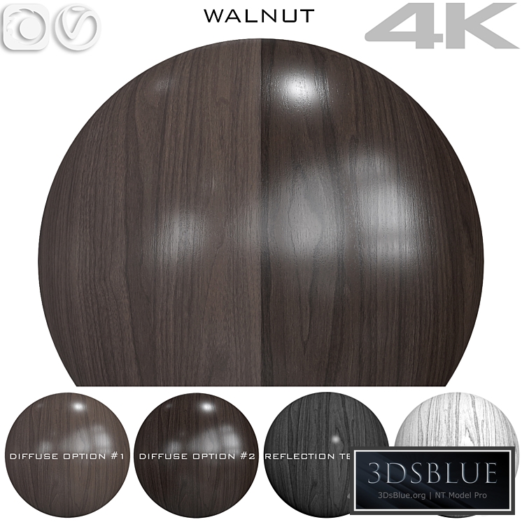 Seamless texture - Walnut 4