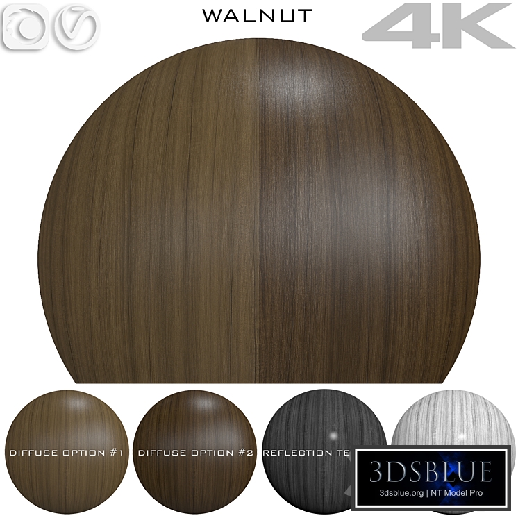 Seamless texture - Walnut 7