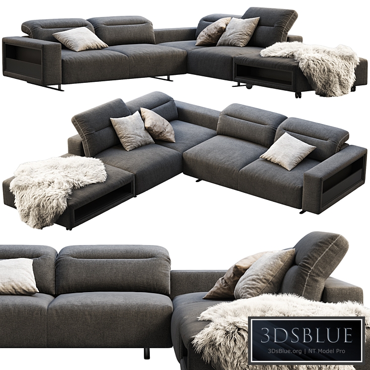 BoConcept Hampton corner sofa with storage