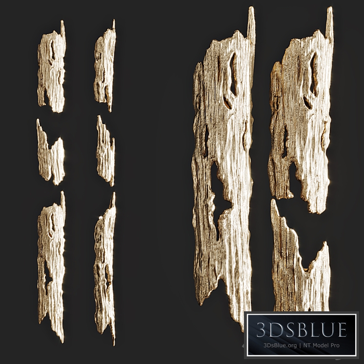 Bark wall light Wood Vetvi Store