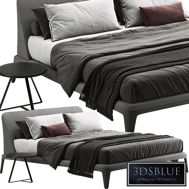 Poliform kelly imbottito bed