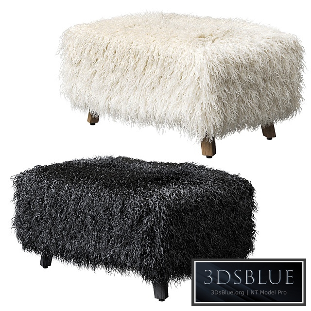 Cabana Footstool Yeti Timothy Oulton